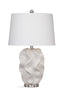 Bassett White Crete Table Lamp