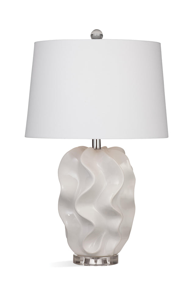 Bassett White Crete Table Lamp