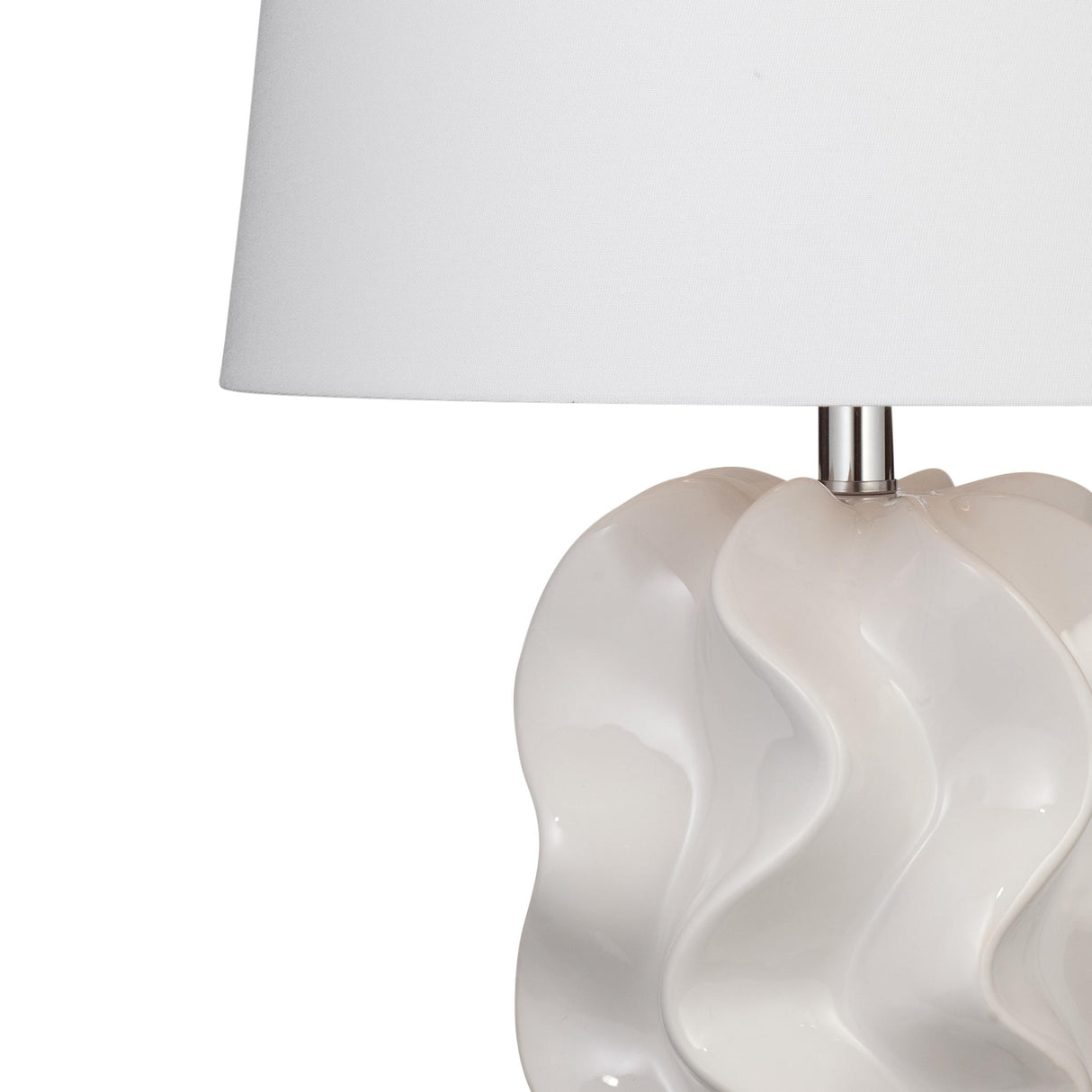 Bassett White Crete Table Lamp