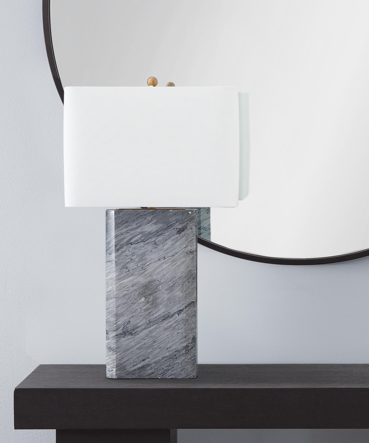 Bassett Gray Leed Table Lamp