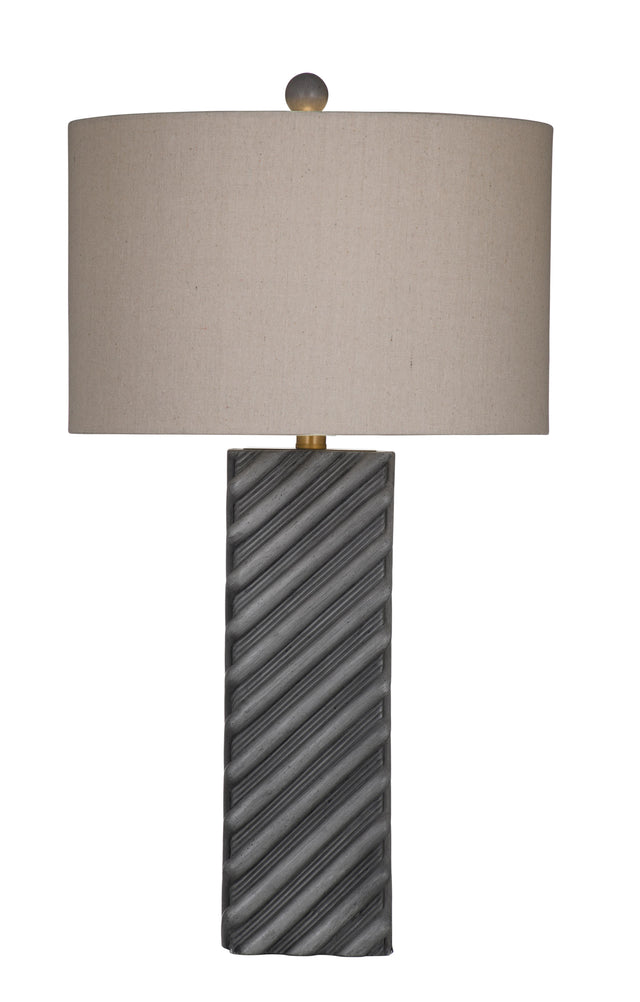 Bassett Gray Gannex Table Lamp