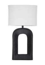 Bassett Black Leers Table Lamp