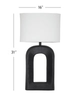 Bassett Black Leers Table Lamp