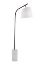Bassett Black/White Studio Floor Lamp
