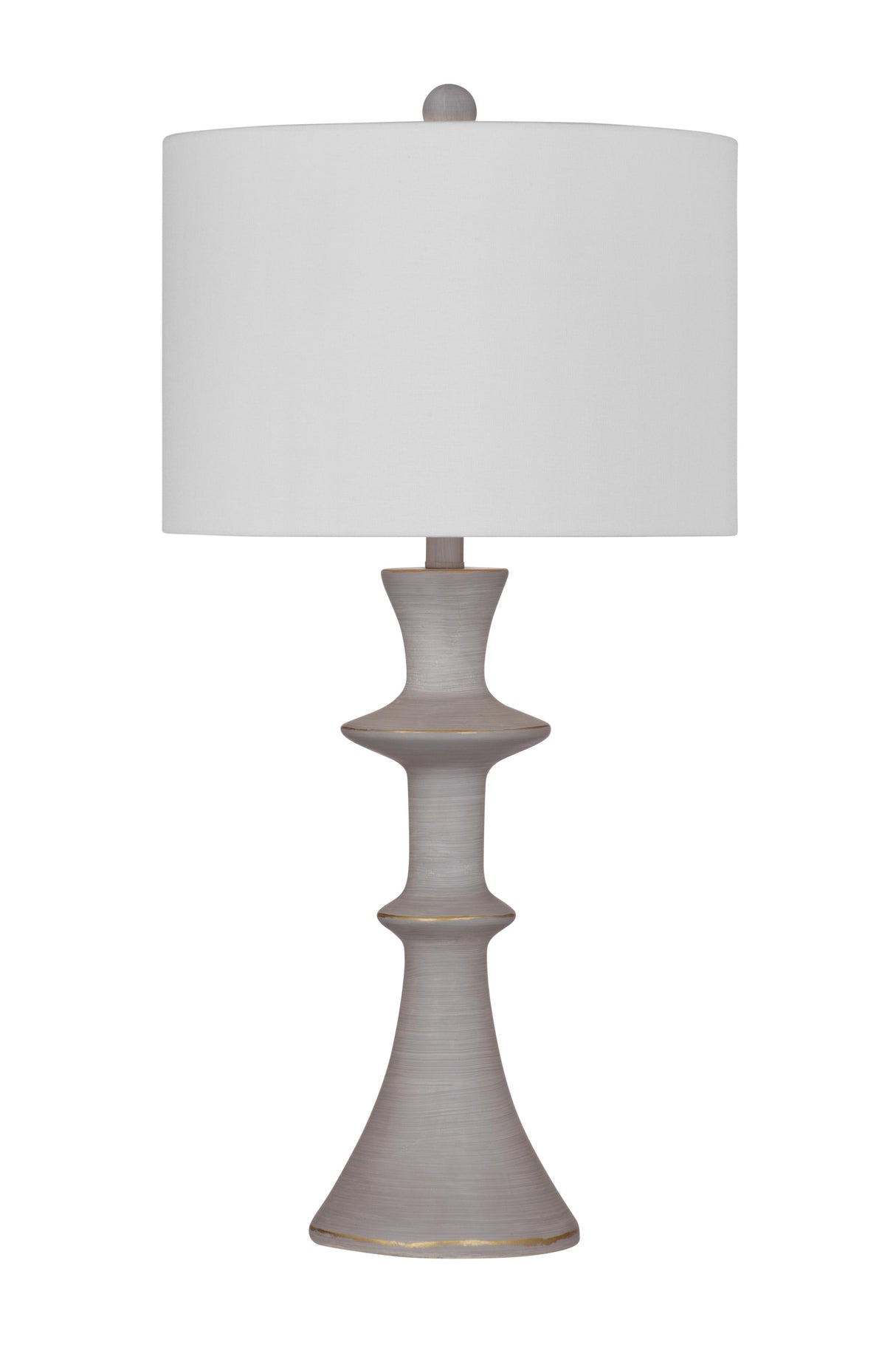 Bassett Light Cement Candra Table Lamp