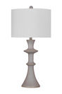 Bassett Light Cement Candra Table Lamp