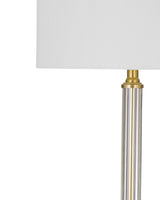 Bassett Clear / Antq Brass Yukon Table Lamp