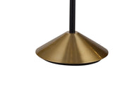 Bassett Black/Brushed Brass Sindi Floor Lamp