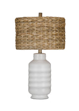 Bassett White Tigris Table Lamp