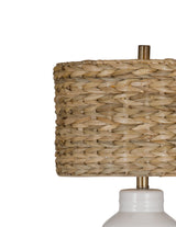Bassett White Tigris Table Lamp