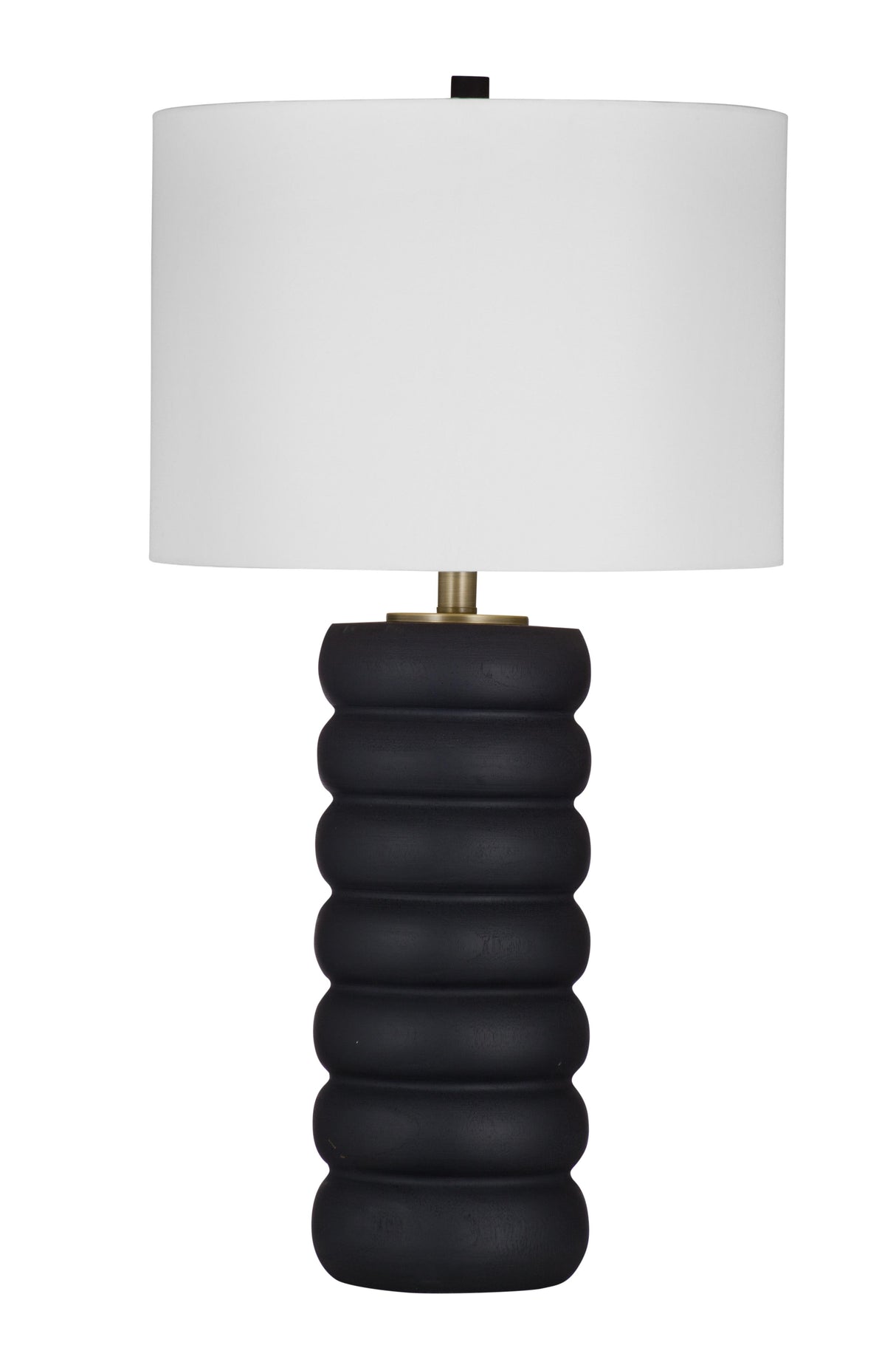 Bassett Black Wood Pareena Table Lamp