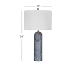 Bassett Gray Sassandra Table Lamp