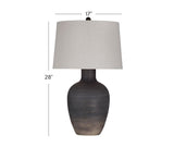 Bassett Black Volga Table Lamp
