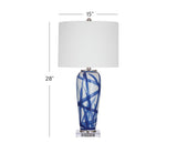 Bassett Blue/White Rianna Table Lamp