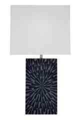 Bassett Gray Fleur Table Lamp