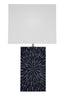 Bassett Gray Fleur Table Lamp
