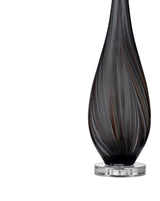 Bassett Black Black Glass Table Lamp