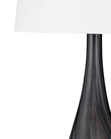Bassett Black Black Glass Table Lamp