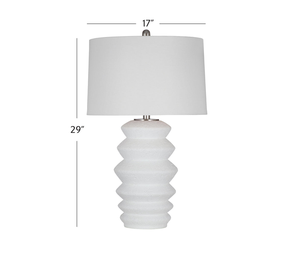 Bassett White Hess Table Lamp