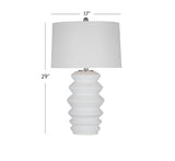 Bassett White Hess Table Lamp