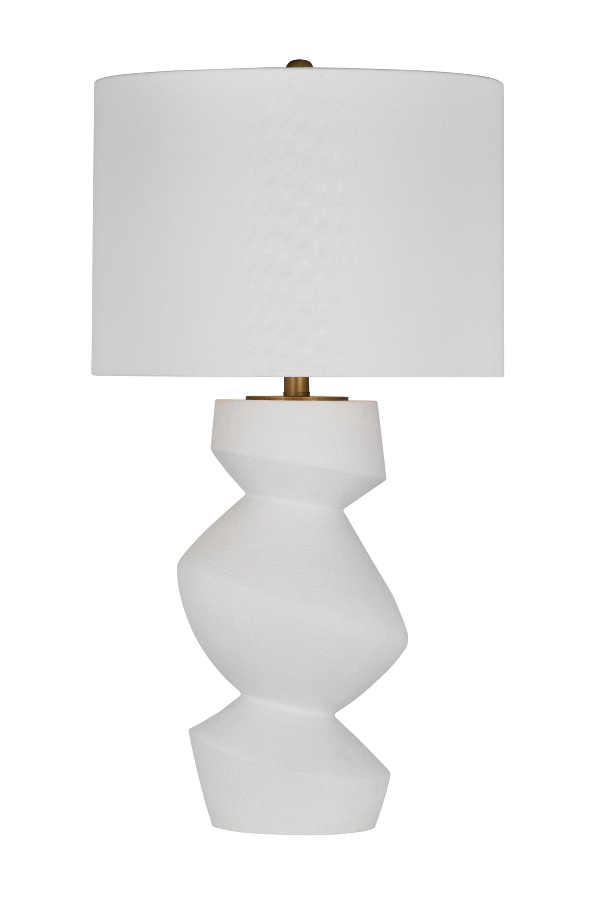 Bassett Matte White Helen Table Lamp