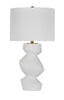 Bassett Matte White Helen Table Lamp