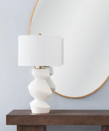 Bassett White Helen Table Lamp