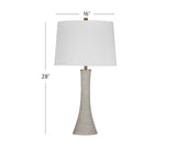 Bassett Gray Ranier Table Lamp