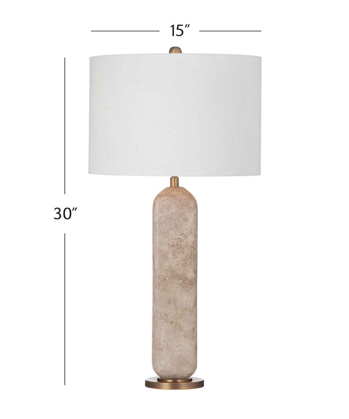 Bassett Beige Humboldt Table Lamp