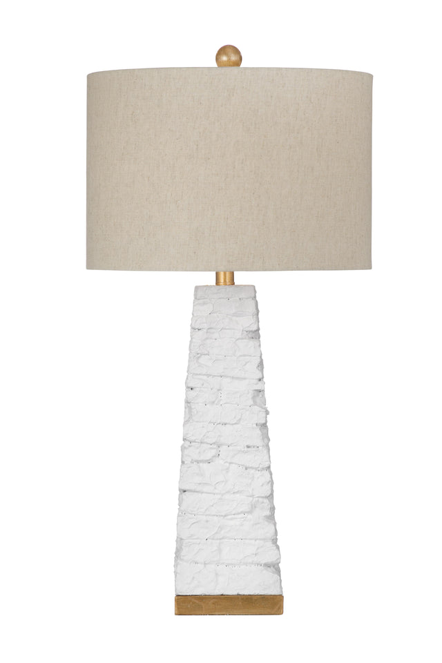 Bassett White Comoros Table Lamp
