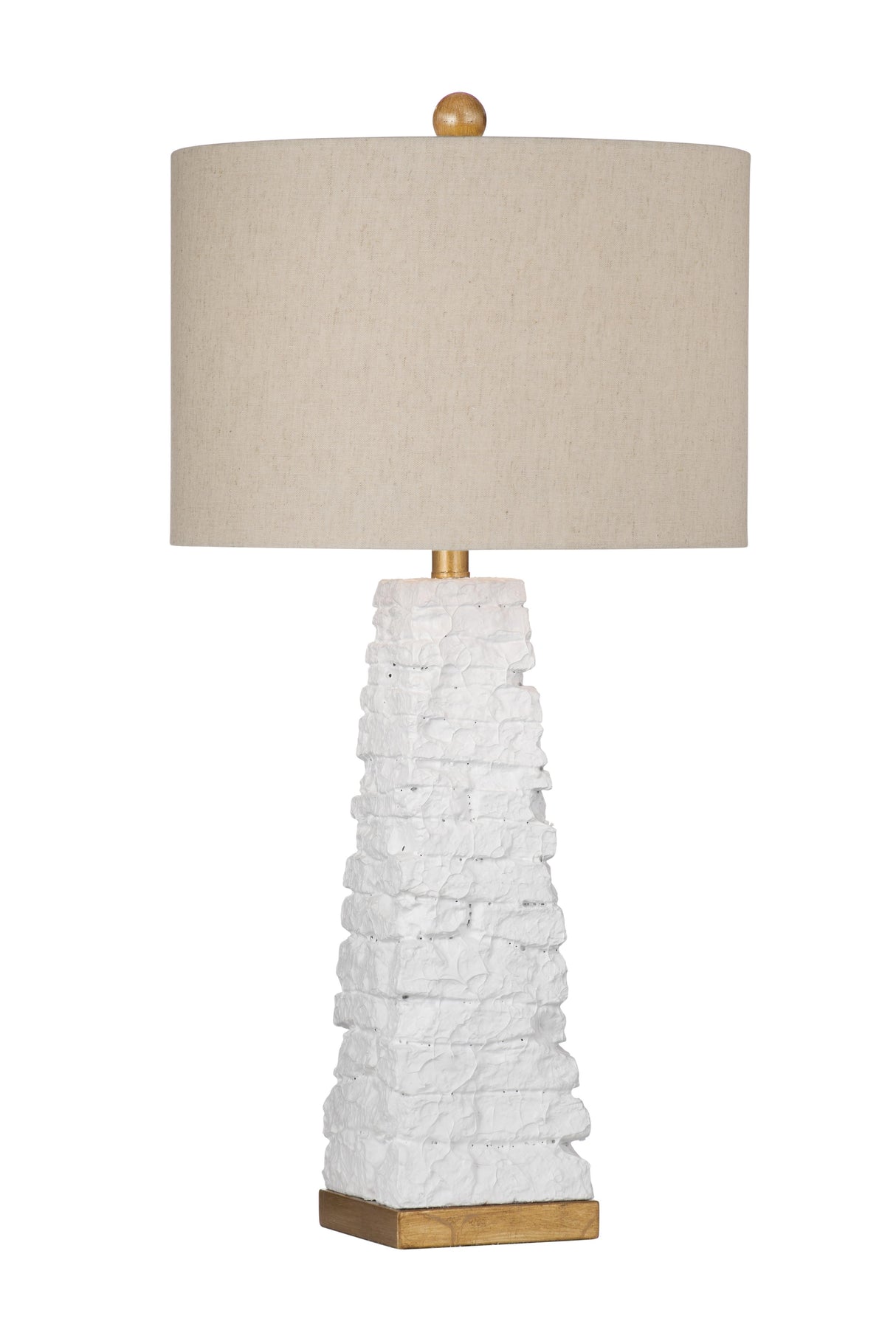 Bassett White Comoros Table Lamp
