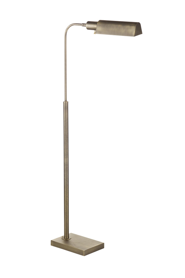 Bassett Antique Brass Clatsop Floor Lamp