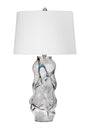 Bassett White Ion Table Lamp