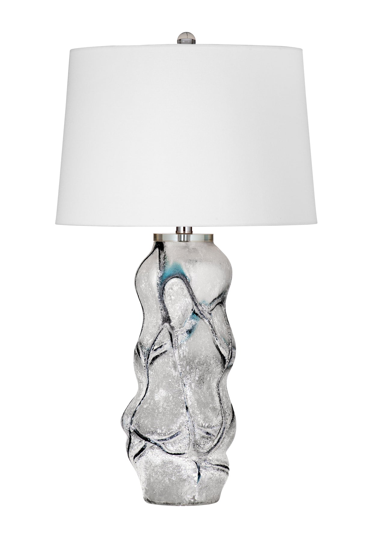 Bassett White Ion Table Lamp