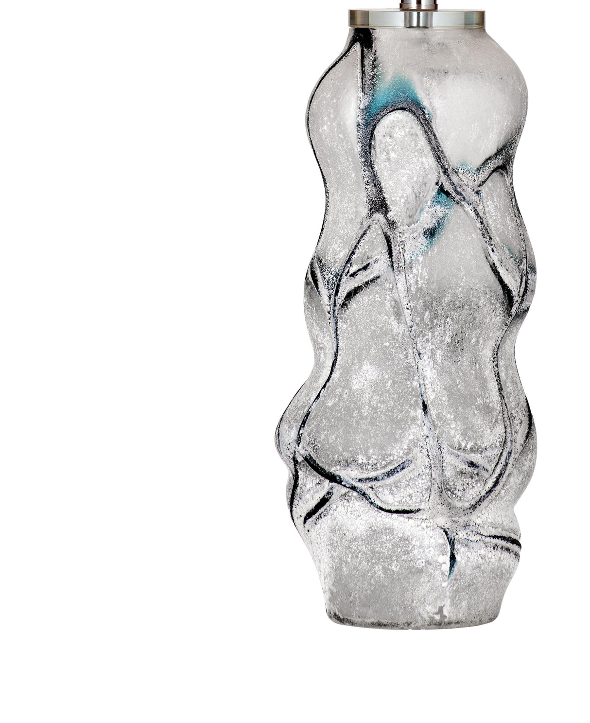 Bassett White Ion Table Lamp