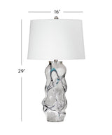 Bassett White Ion Table Lamp