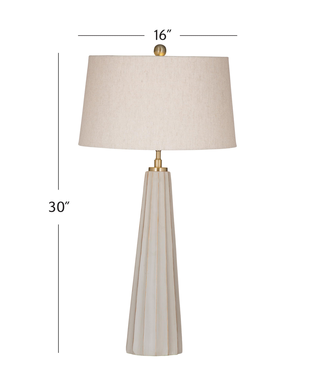 Bassett Beige Cement Wythe Table Lamp
