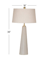 Bassett Beige Cement Wythe Table Lamp