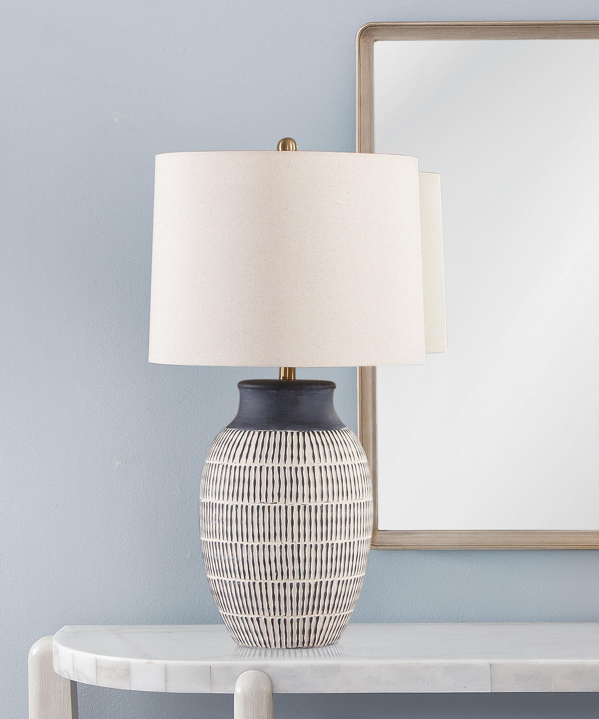 Bassett Blue Marrengo Table Lamp