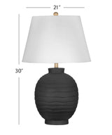 Bassett Black Ventraa Table Lamp