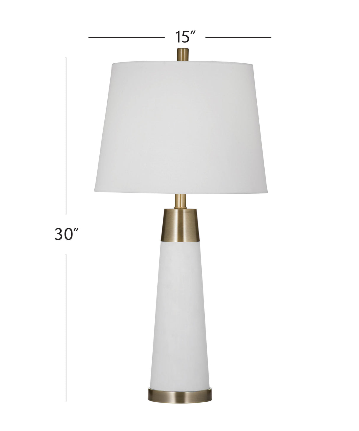 Bassett White Osage Table Lamp
