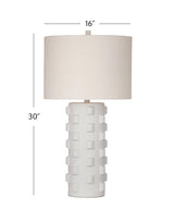 Bassett White Mellette Table Lamp