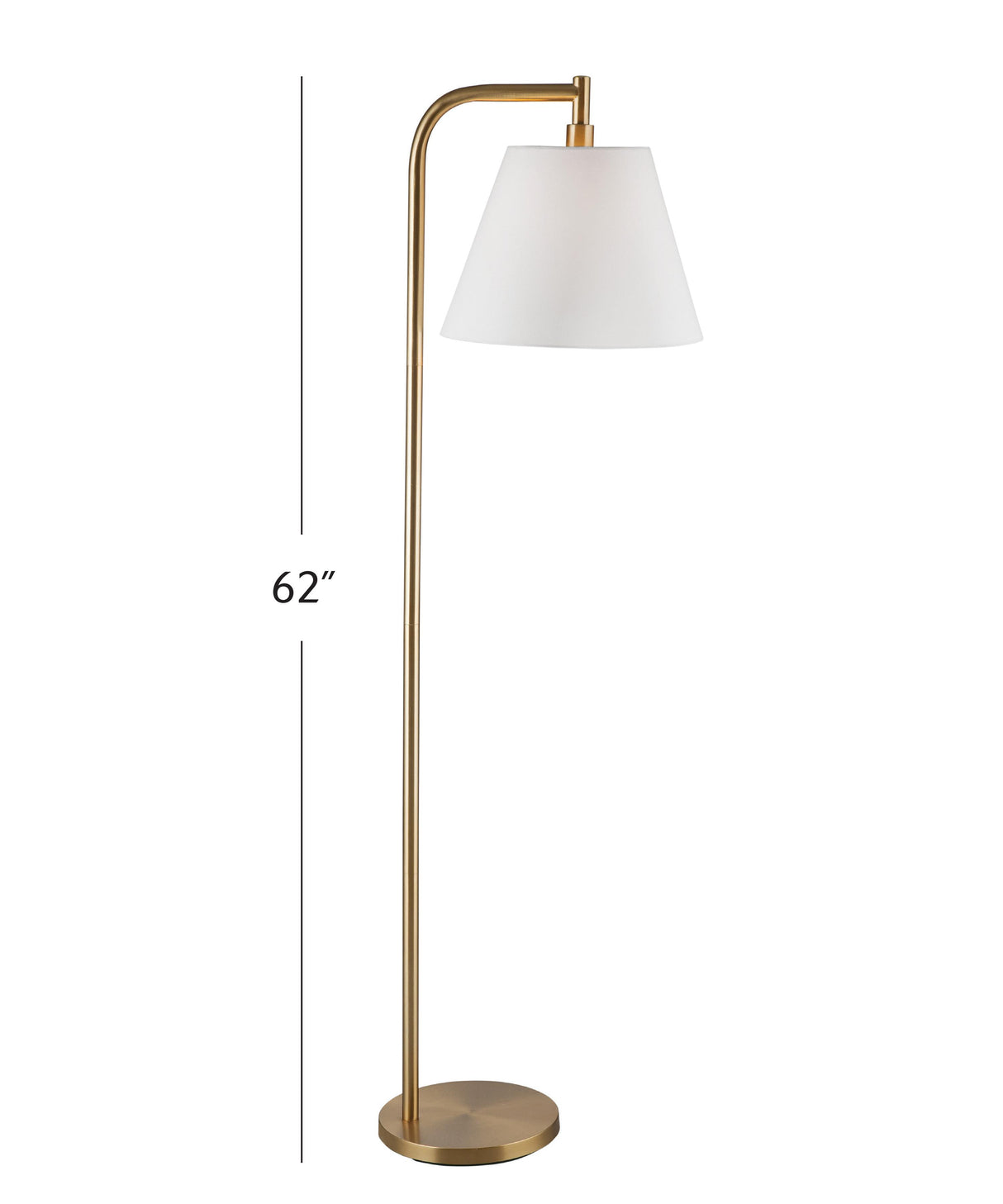 Bassett Gold Telfair Floor Lamp