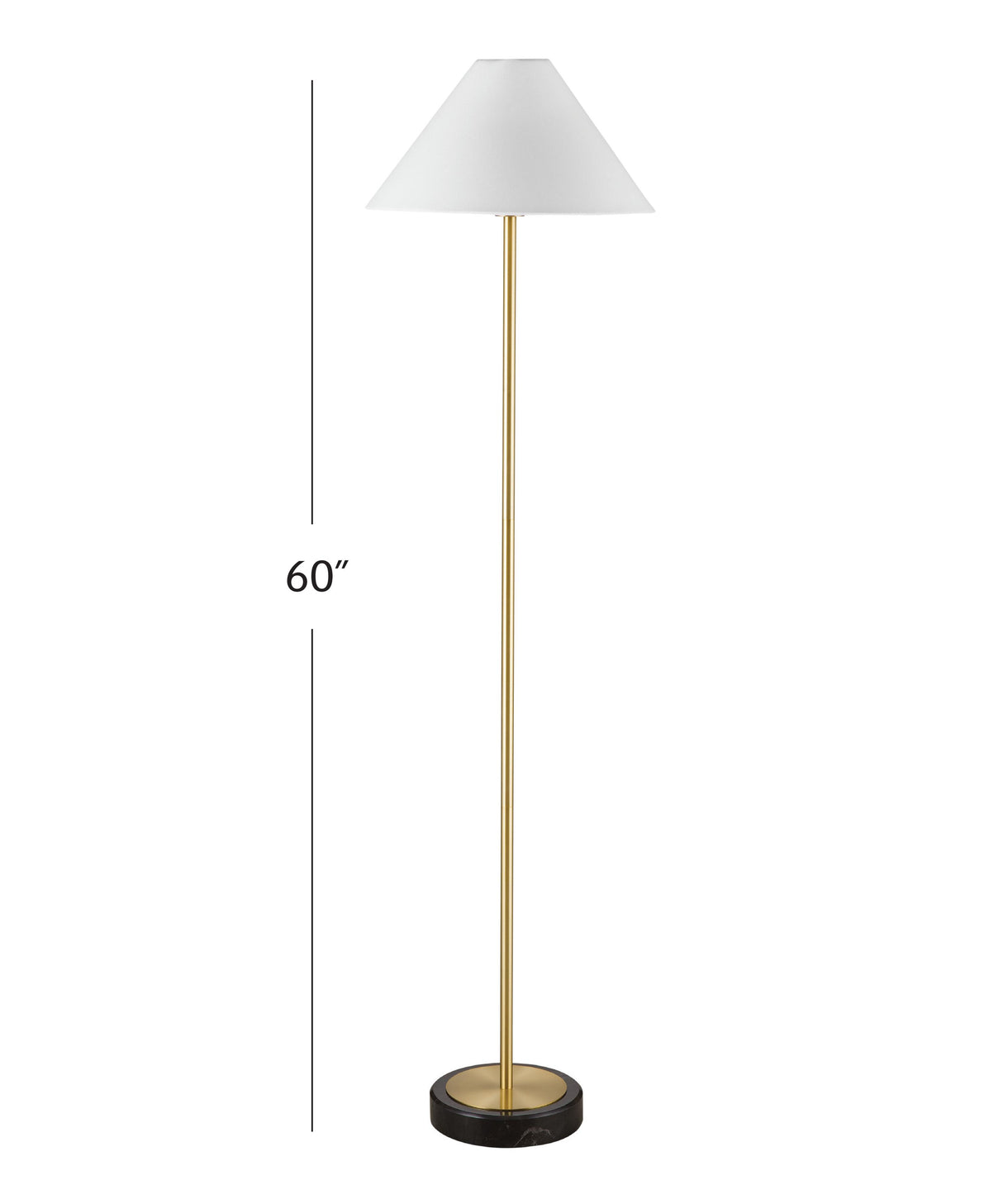 Bassett Brass Rutland Floor Lamp
