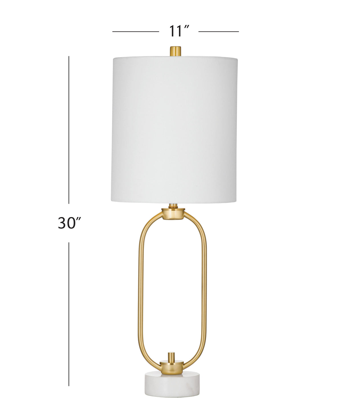 Bassett Brass Tyne Table Lamp