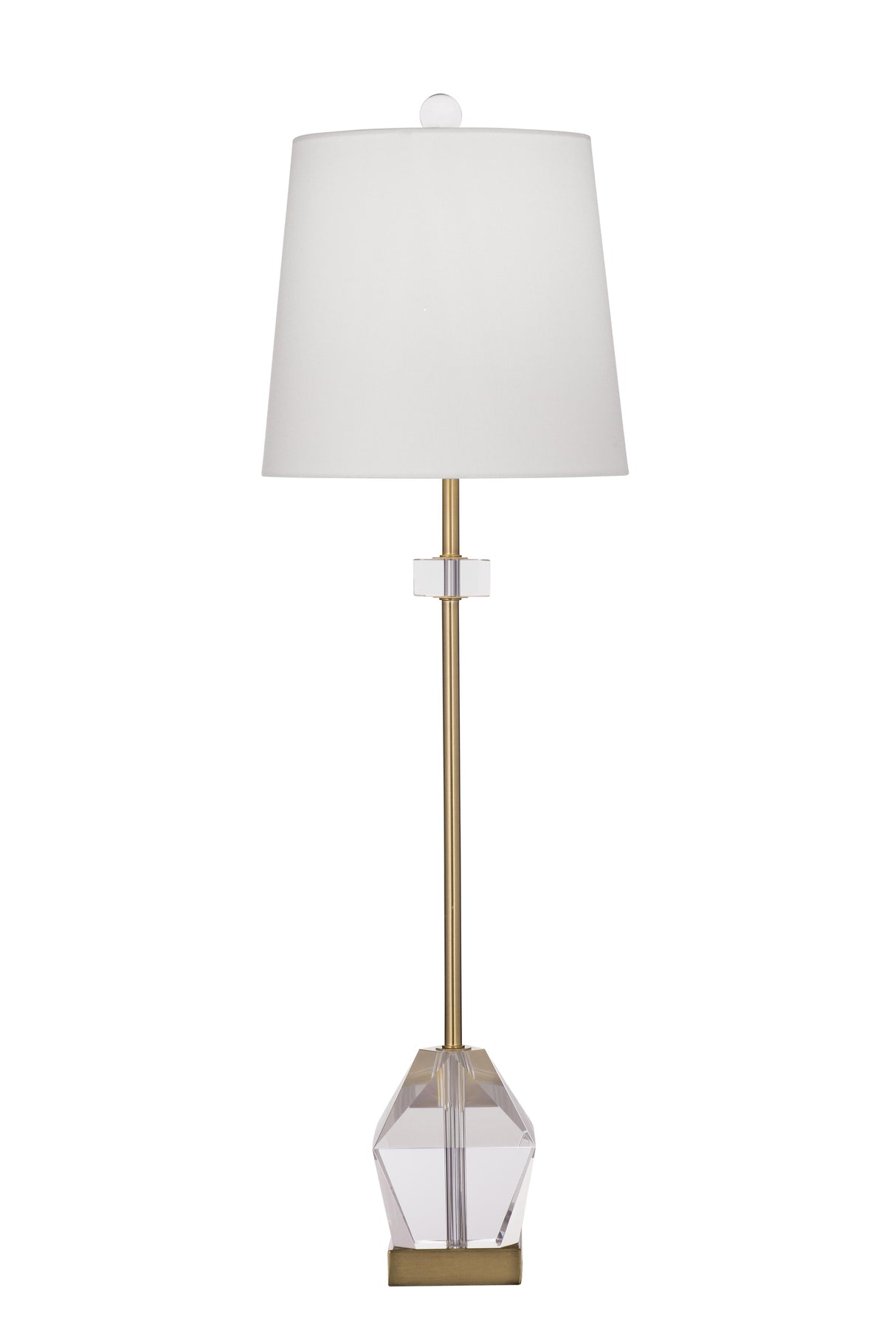 Bassett Gold/Clear Hampton Table Lamp