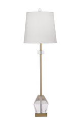 Bassett Gold/Clear Hampton Table Lamp