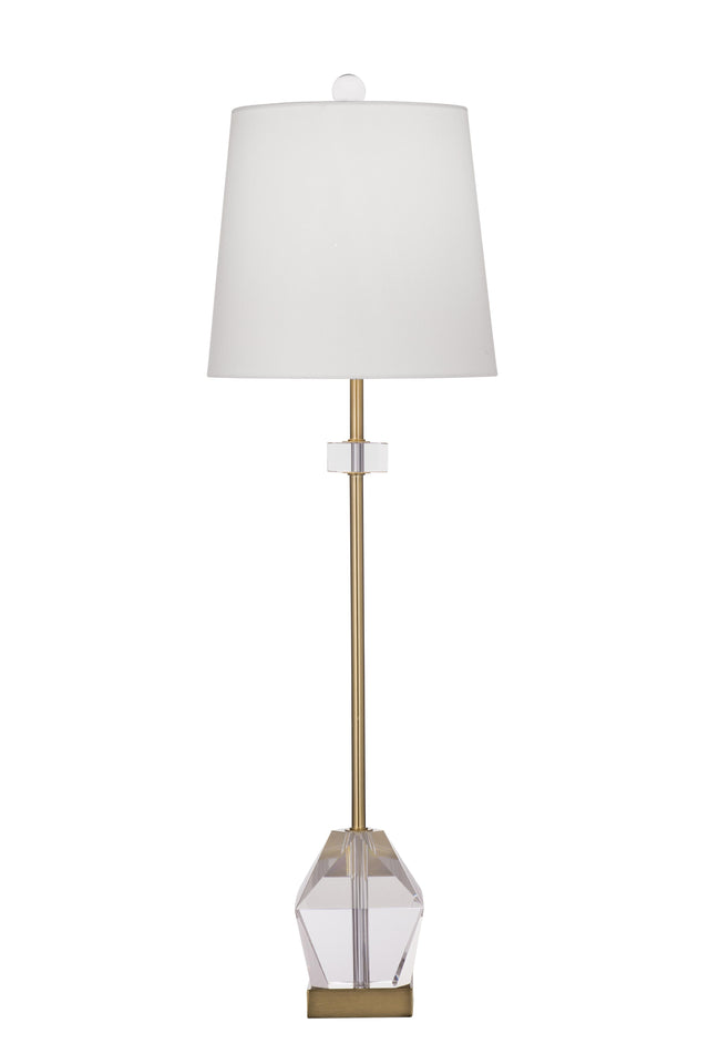 Bassett Gold/Clear Hampton Table Lamp