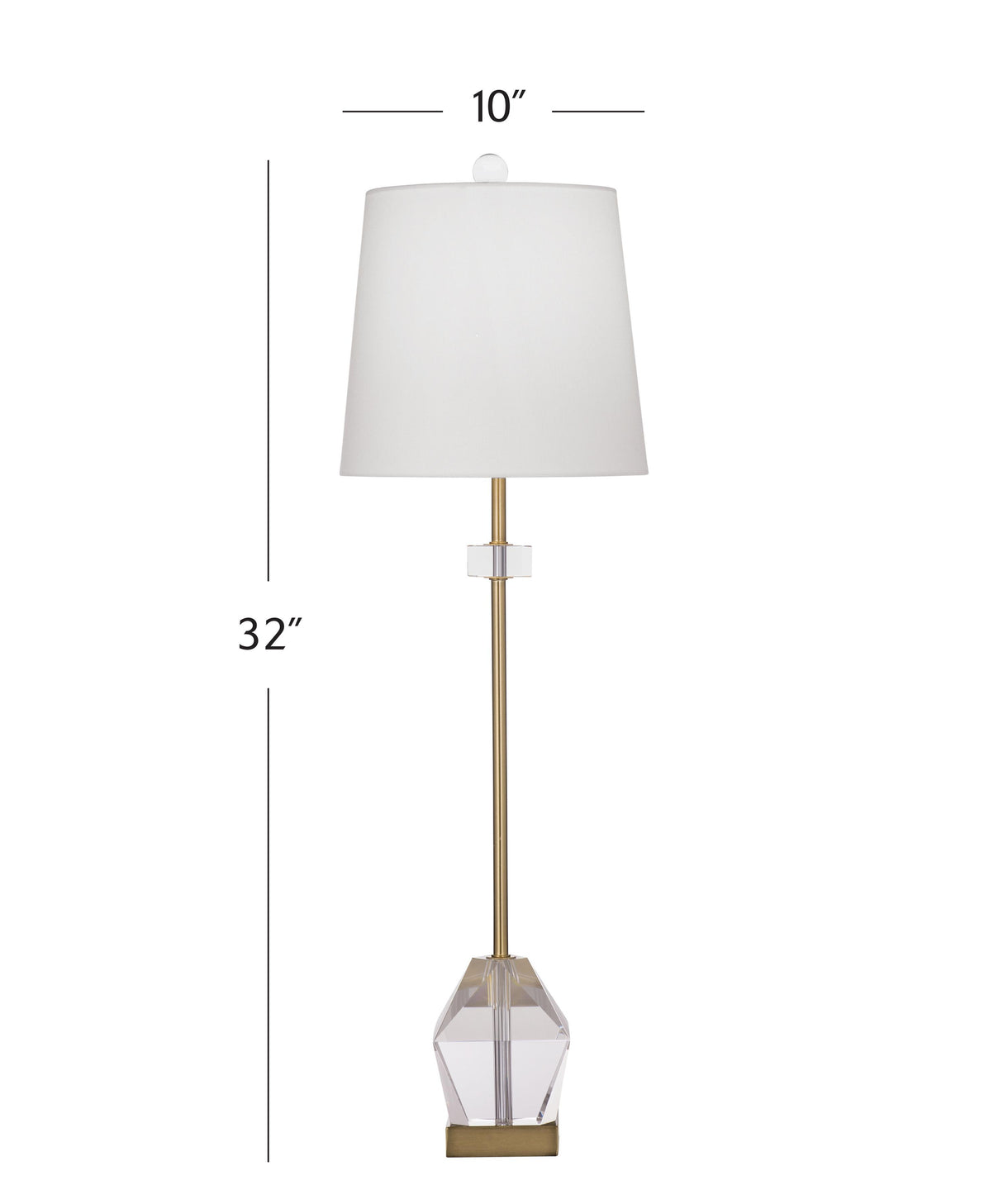Bassett Gold Hampton Table Lamp
