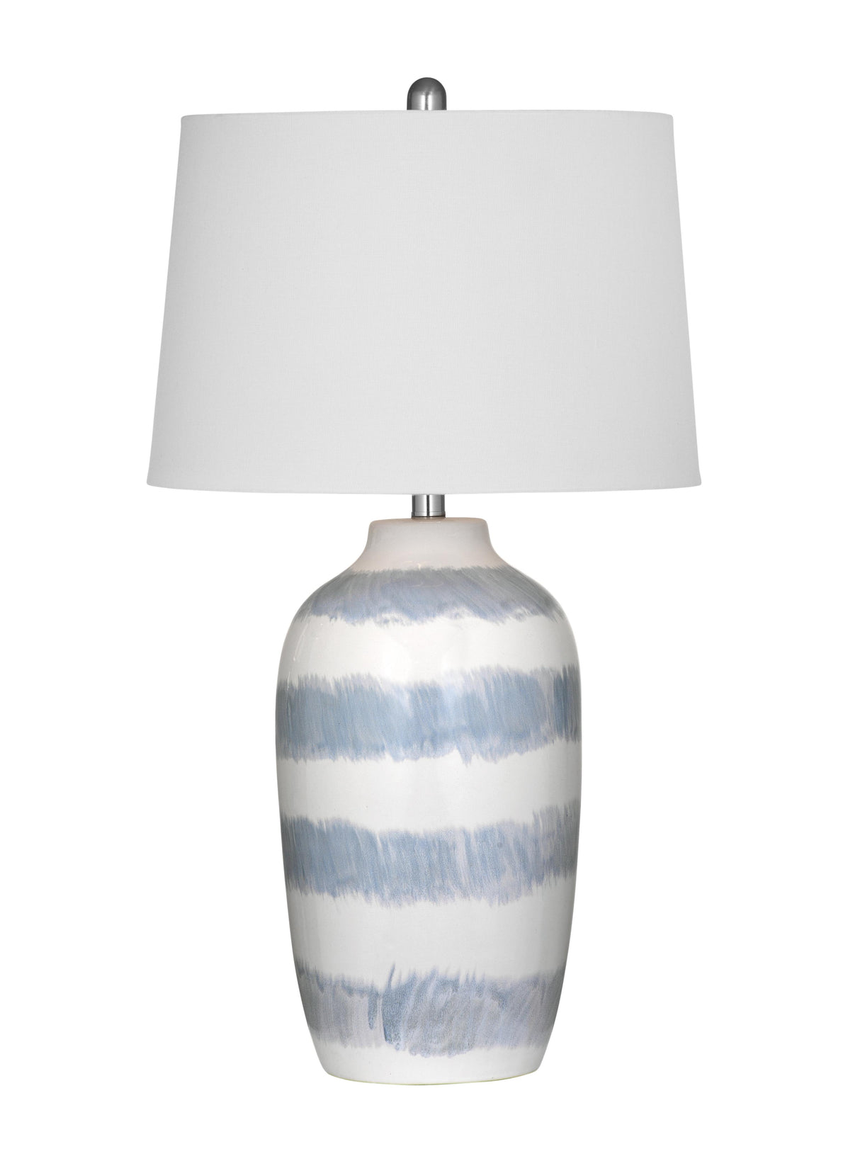 Bassett Cream/Blue Harper Table Lamp